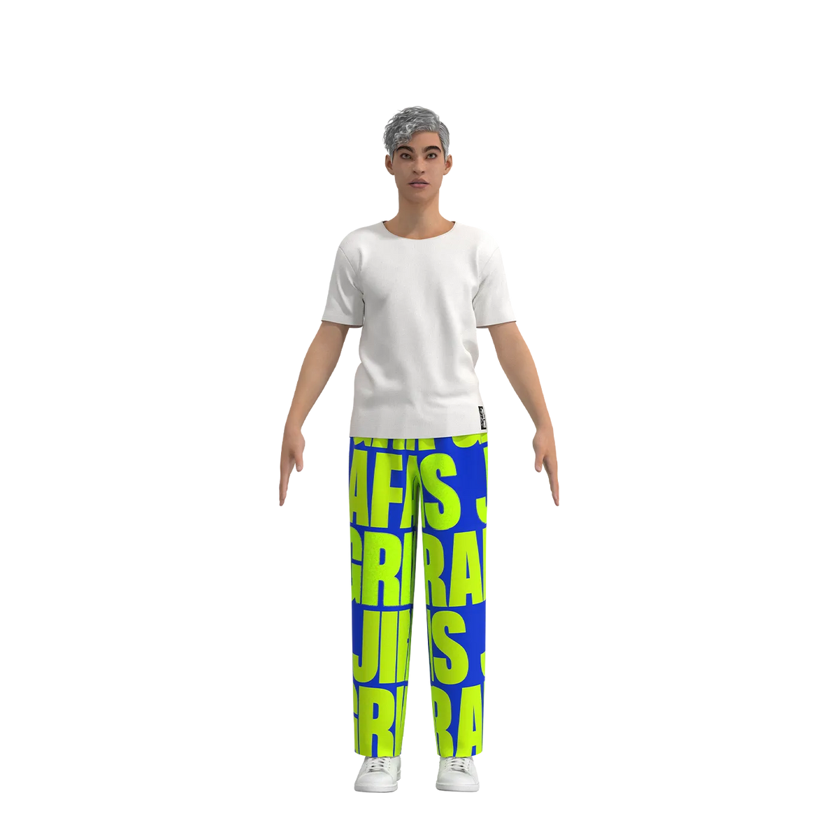 Contrast Pants