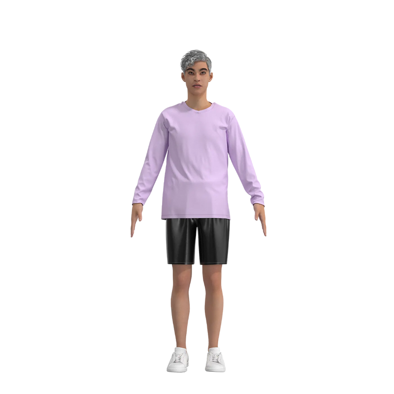 Peach T-shirt Larga