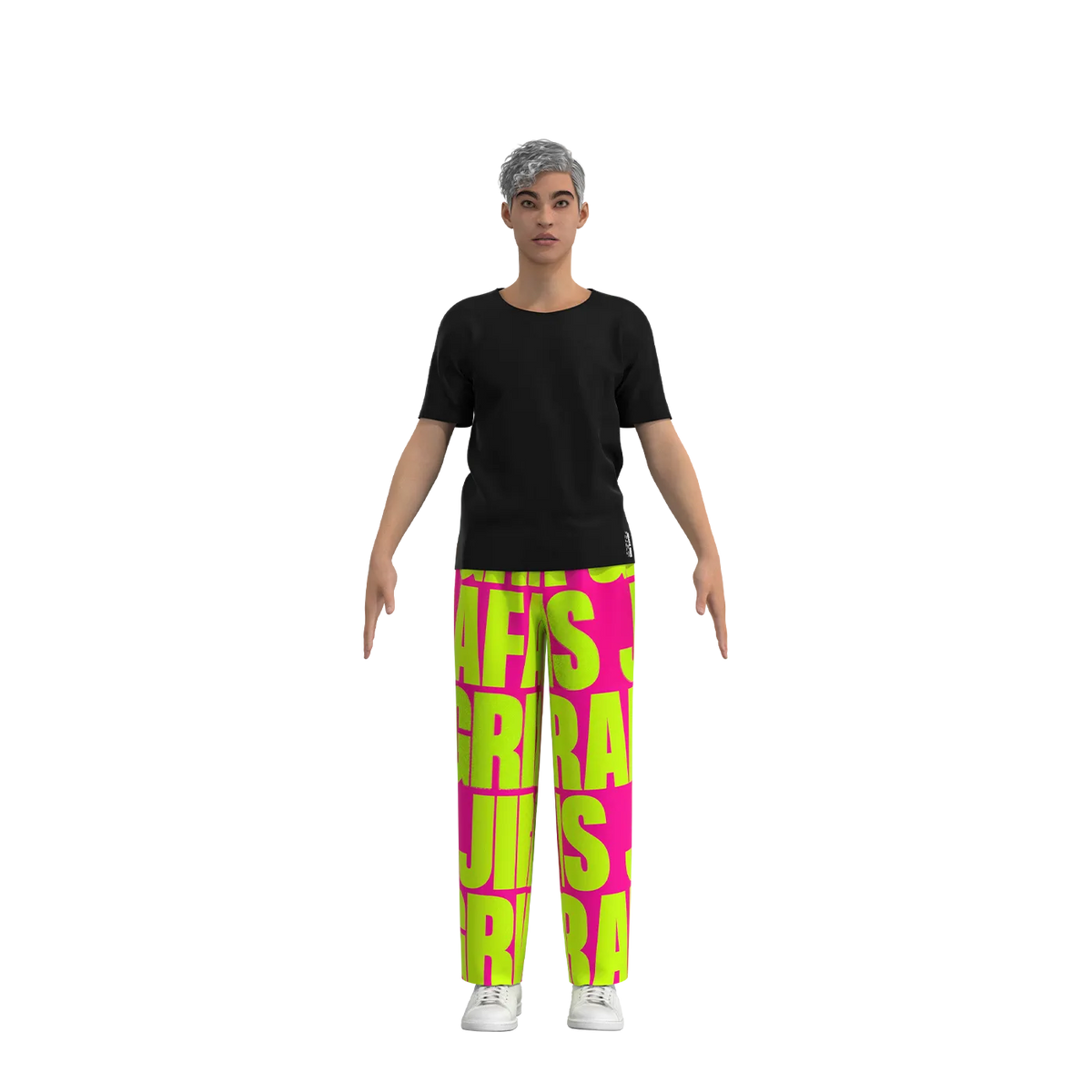 Contrast Pants