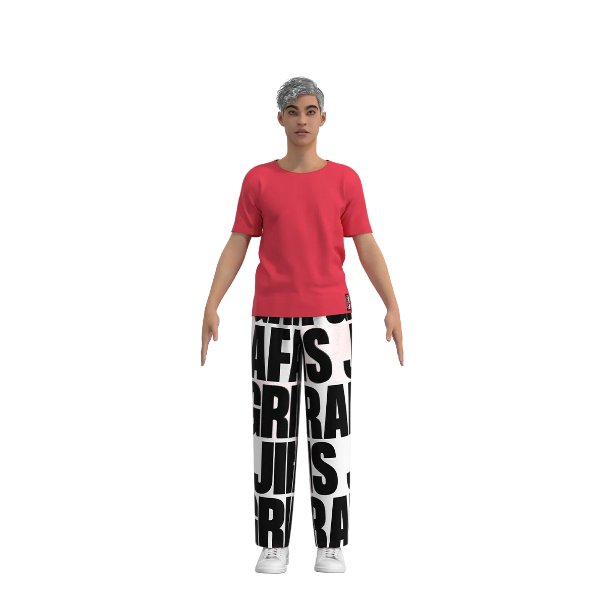 Contrast Pants